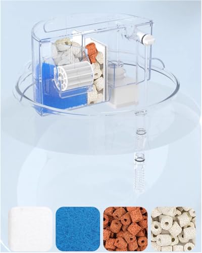 Circular Fish Tank Filter Media - size: Filter Material