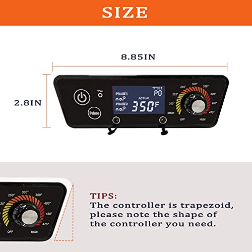 Digital Thermostat Control Board Replacement for Pit Boss Wood Pellet Grills, BBQ Temperature Controller, Compatible with Pitboss P7-340/540/700/1000 with LCD Display - size: Digital Thermostat Control Board