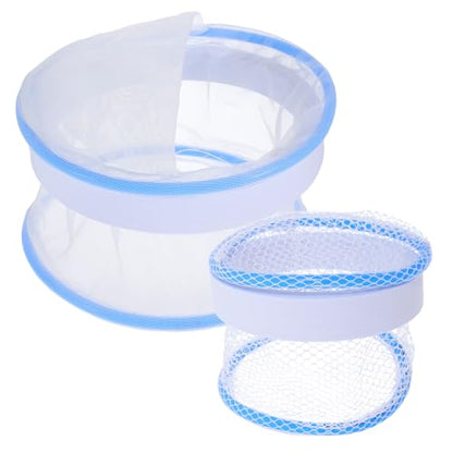 VILLCASE Floating Fish Hatchery Tank with Mesh Isolation Breeding Box, Aquarium Spawning Nest for Guppy Fry and Small Pet Breeding, Floating Design with Feeding Ports for Aquarium Breeders
