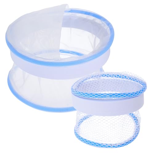 VILLCASE Floating Fish Hatchery Tank with Mesh Isolation Breeding Box, Aquarium Spawning Nest for Guppy Fry and Small Pet Breeding, Floating Design with Feeding Ports for Aquarium Breeders