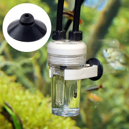 OIIKI 15PCS Fish Tank Suction Cup Clips, Aquarium Suction Cup Camp Clips | Black Plastic Fish Tank Accessories for Fish Tank Attachments for Tank Pump, Overhead Line Tube, Fish Tank Aeration Setup - color: Black,15pcs