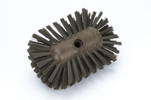 SPARTA Kettle Brush, Essential Scrubber with Flared Head for Cleaning Tanks and Kettles, 5.25" x 7.5", Brown - color: Brown