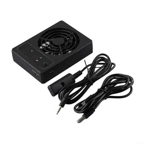 Reptile Enclosure Ventilation Fan, Automatic Humidity Control & Quiet Air-Circulation For Rainforest Terrarium, Smart Cooling System With Display(for celsius) - color: Celsius