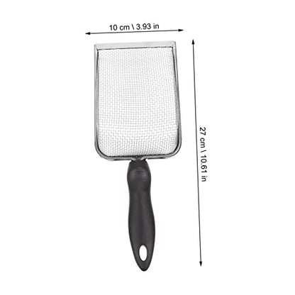 KESYOO Reptile Shovel Substrate Scoop for Tortoise Lizard Snake Scorpion Stainless Steel Sieve Easy Cleaning