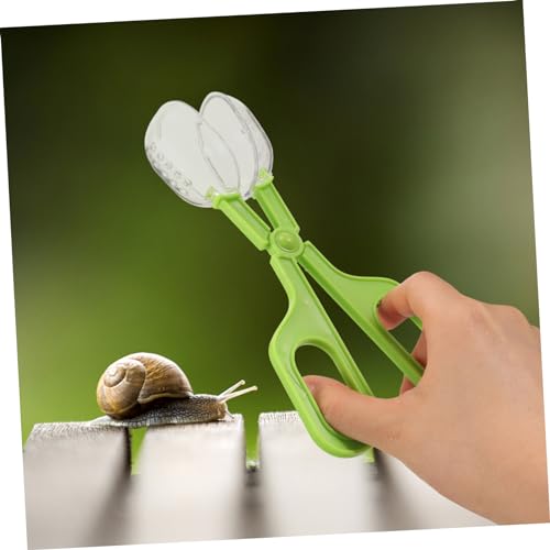 Outdoor Catcher Clamp Multi-Functional Tool for and Reptile Poop Cleaning for Terrarium Maintenance and Feeding Safe Design