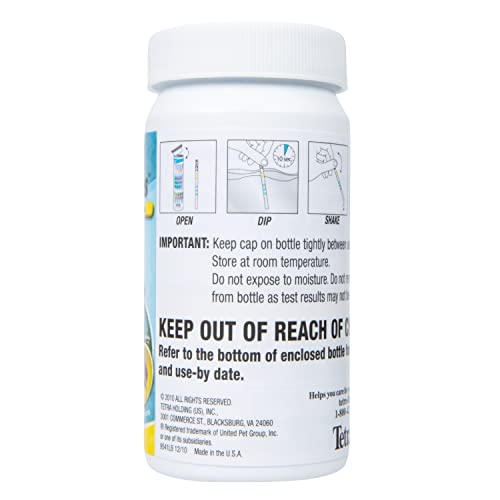 Tetra Non-Toxic Ammonia Test Strips, 100 Count (Pack of 10) | Dip Directly Into Aquarium For Fast, Accurate Results,Simple To Use - size: 100 Count (Pack of 10)