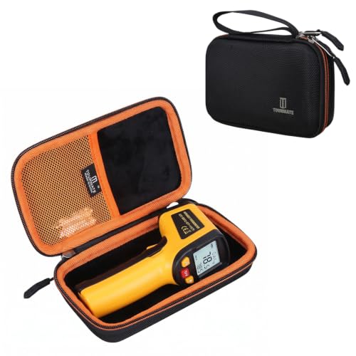 Tourmate Hard Carrying Case for KNINE OUTDOORS Infrared Thermometer, Waterproof Dustproof Protective Box for Temperature Gun, Shockproof Hard Shell with Carabiner.(CASE ONLY)