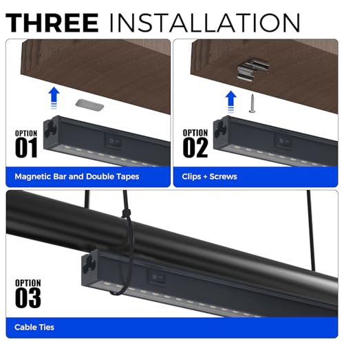 Barrina T5 Plant Lights, 3FT 128W (8 X 16W), 5000K, 8 Packs, Black Cover | Full Spectrum, Led Grow Light with Magnetic Design, Separate On/Off, Grow Light Strip for Seedlings, Linkable, Plug and Play - color: White, size: 3FT-Black Cover