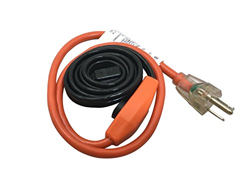 Frost King HC3A Automatic Electric Heat Kit Heating Cables, 3 Feet, Black - size: 3-Feet