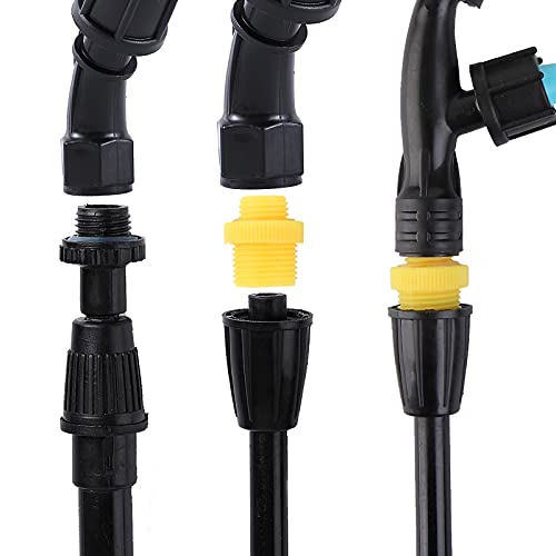 3-Piece Nozzle Set, Adjustable for High Pressure Atomization, Titanium Material, Single, Double, Three Nozzle Combination