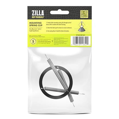 Zilla Mounting Spring Clip, Fits Most Lighting Domes - size: One Size (Pack of 1)