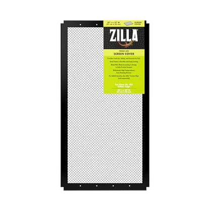 Zilla Fresh Air Screen Cover, Secure and Durable Metal Mesh Cover for Reptile Terrariums, 20 x 10 inches - size: 20" x 10"