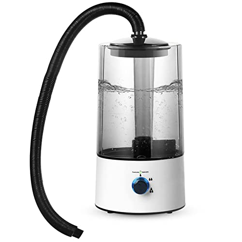 Reptile Humidifier Fogger,110v Adjustable Pet Humidifier with 40-160cm Adjustable Telescopic Hose and 4L Large Tank for A Variety of Reptiles and Amphibians
