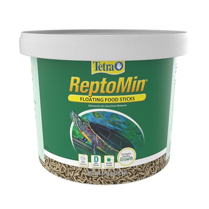 Tetra® ReptoMin® Floating Food Sticks Complete Food for Aquatic Turtles, Newts and Frogs, 5.5 LB (2.5 kg) - size: 5.5 Pound (Pack of 1)