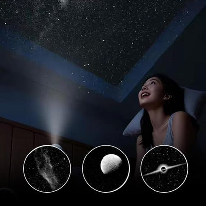 Galaxy Projector Night Light Slides, USB Starry Sky Nightlight Projector Lamp Replacement Discs, Wide Angle Lens Heat-Resistant, Projectors Lamp for Bedroom Ceiling Night Light Party Bar (10 pcs) - size: 10 pcs