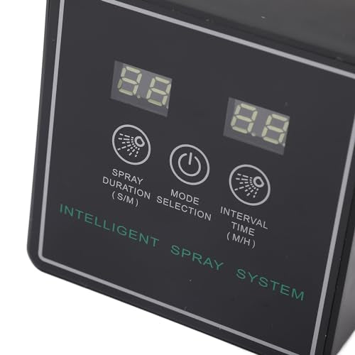 Reptile Fogger Smart Spray System, Automatic Timing Humidifier with 360 Degree Adjustable Misting Nozzles, Reptile Mister for Terrarium Rainforest Habitat