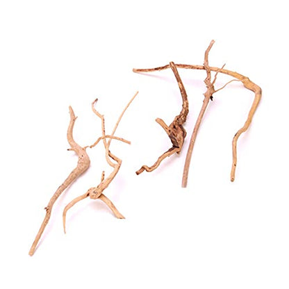 5 Pcs Aquarium Driftwoods Natural Driftwood Fish Tank Decorations Solid Reptile Wood Branches for Fish Tank Small Fish Hiding