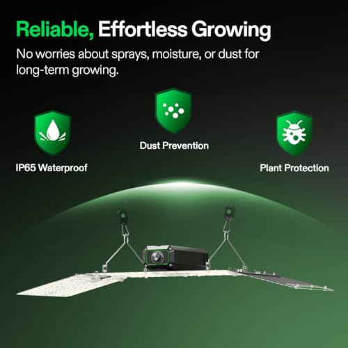 VIVOSUN LumaLight 200W LED Grow Light, Full Spectrum Plant Light | Smart Dimmable & High PPFD for Indoor Plants Seedling Vegetables Bloom, Fits 2×4/3×3 Grow Tents - size: 2x4