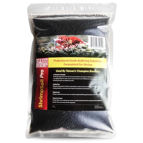 ShrimpSoil Pro - Freshwater Shrimp & Aquatic Plant Soil | Professional Buffering Substrate for Caridina & Neocaridina Shrimp | Aquarium Soil for Live Plants, Aquascapes & Aquasoil Setups (1L)