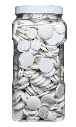 Calcium Feeders Small-Medium Disks 600ct Large Jar - size: 600 Count (Pack of 1)