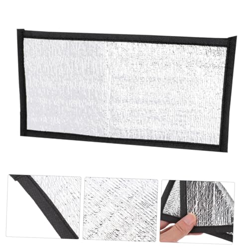Reptile Heat Pad Reflective Film Insulation Pad Heat Mat for Pets Reptile Heating for Tank and Small Pet Enclosures 11.81 X 6.29 X 0.03 in 1 pc