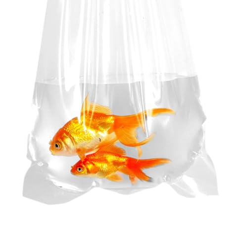 Fishery Bags 16 Inches Leak Proof Rounded Bottom Corners Clear Plastic Fish Bags for Marine and Tropical Fish Transport. (16" x 24" / 500 Pack / 2.5 Mil) - size: 16" x 24" / 500 Pack / 2.5 Mil