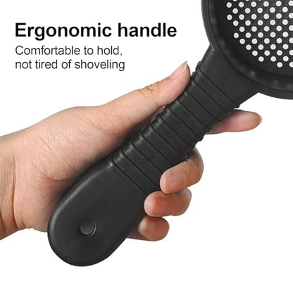 Litter Box Scoop - Litter Box Scooper, Hangable Cat Scoop with Ergonomic Handles | Efficient Cleaning Reptile Terrarium Bedding Substrate for Turtle, Frog, Hedgehog, Lizard, Snakes - color: small