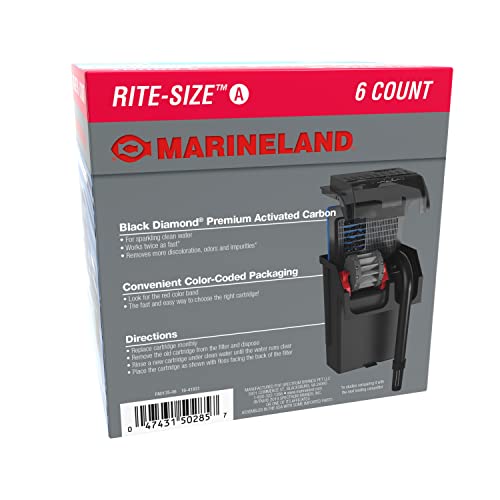 Marineland Penguin Rite-Size Cartridge,power filter cartridge, fit penguin 75 & 100,6 count - size: 6-Count, style: Size A