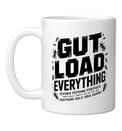 Veiled Chameleon Keeper Gut Loading Feeder Insects Insect Ceramic Mug, White - color: White