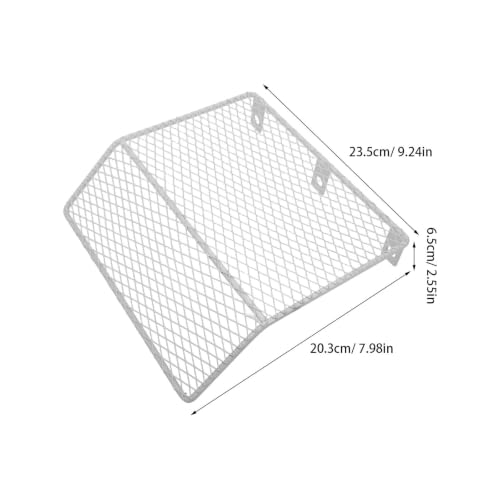 BESPORTBLE Heavy Duty Metal Turtle Climbing Platform Suction Cups for Aquatic Turtles and Reptiles Multipurpose Basking and Resting Ledge Easy Cleaning Design Size 9.25x7.99x2.56in