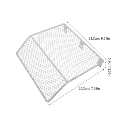BESPORTBLE Heavy Duty Metal Turtle Climbing Platform Suction Cups for Aquatic Turtles and Reptiles Multipurpose Basking and Resting Ledge Easy Cleaning Design Size 9.25x7.99x2.56in