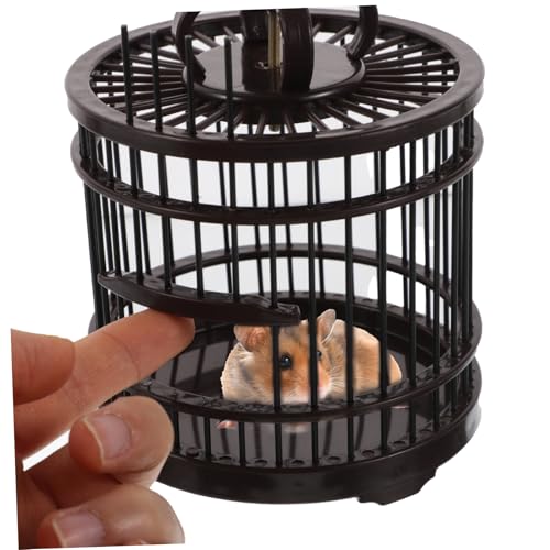 Portable Reptile Carrier Cage Lightweight Decorative Habitat for Small Animals Easy to Clean and Travel-Friendly Container for Pets