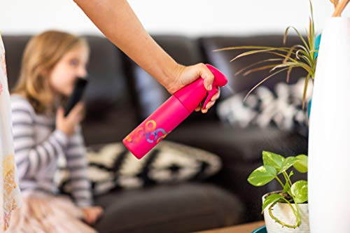 FRAMAR Premium Hair Mister Spray Bottle, Continuous Spray Bottle For Hair | Water Sprayer, Continuous Mister for Salon Supplies, Ultra Fine Mist, Pink 250 ml - color: Pink