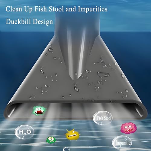 ZYFHOST Fish Tank Vacuum Gravel Cleaner, Aquarium Gravel Cleaner - Hand Siphon Pump as Fish Tank Hose Water Changer & Rock Cleaner & Sand Washing (5.6ft)
