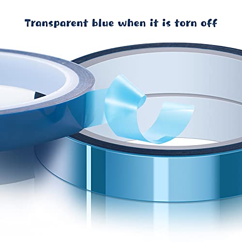 Outus 6 Rolls 20mm High Temperature Tape Heat Vinyl Press Tape Heat Resistant Sublimation 3D Printing for Transfer Electronics Masking - size: 20 mm