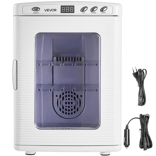 Happybuy White Reptile Incubator 25L Scientific Lab Incubator Digital Incubator Cooling and Heating 5-42°C Reptile Egg Incubator 12V/110V Work for Small Reptiles - color: White