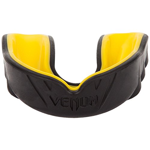 Venum Challenger Mouthguard - Black/Yellow - color: Black/Yellow, size: Adult