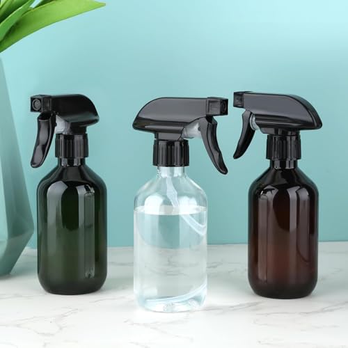 Arkeiliy 2-Pack Leakproof Spray Bottles (300ml/10oz) - Adjustable Nozzle for Fine Mist & Jet Stream | Premium Refillable Plastic Bottles for Hair Styling, Plant Misting, Cleaning Solutions (C+G) - color: C+G