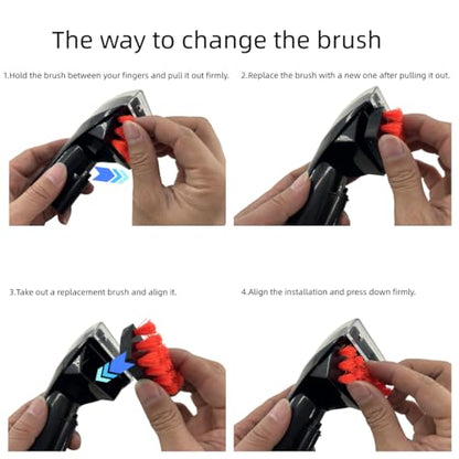 1400B Little Green Machine Multi-Purpose Tools Brush Compatible for bissell 1400B 4075 3194 3353 2458 3588F 1986 1425 1844 2290A 1400W 1425W Tough Stain Brush Tool Black Attachments - color: Cleaning brush + tool black
