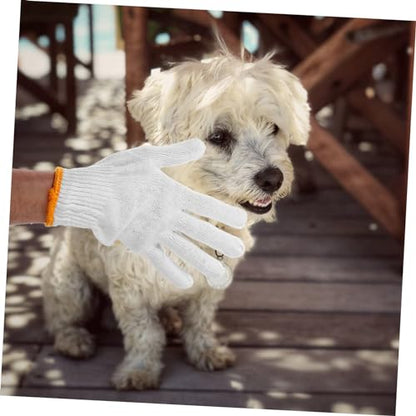 Operitacx Bite Animal Handling Gloves Thickened Protection Gloves for Gardening Pet Care Bird Cat Dog Reptile Scratch Resistant Breathable Pairrandom Color Random Color