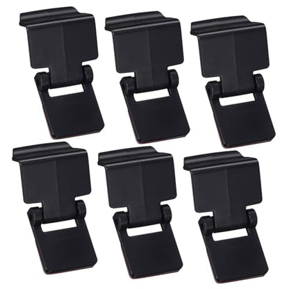 Kisangel 6Pcs Glass Pet Tank Latch Escape Prevention Buckles for Reptile Feeding Box Turtle Terrarium Lock Lightweight Design for Habitat Environment