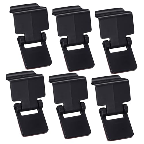 Kisangel 6Pcs Glass Pet Tank Latch Escape Prevention Buckles for Reptile Feeding Box Turtle Terrarium Lock Lightweight Design for Habitat Environment