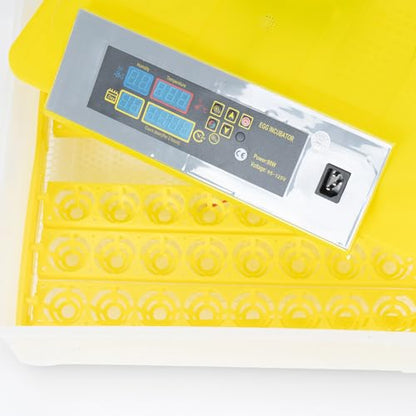 Egg Incubator Automatic Digital Hatcher Machine with Turning Temperature | Control for Hatching Chicken Duck Goose Quail (48 Eggs) - size: 48 Eggs