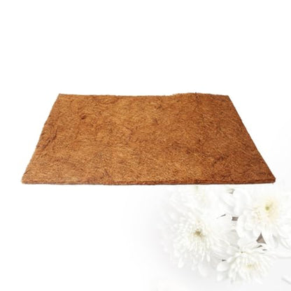 Reptile Bedding Mat and No Deformation 2 Pcs Natural Coconut Fiber with Good Air Permeability Wear-Resistant Cushion Liner for Reptile Pet Box and Microlandschaft Landscaping