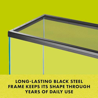 Zilla Fresh Air Screen Cover, Secure and Durable Metal Mesh Cover for Reptile Terrariums, 36 x 18 inches | Secure and Durable Metal Mesh Cover for Reptile Terrariums - size: 36" x 18"