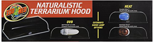 Zoo Med Naturalistic Terrarium Hood, 12-Inch (Pack of 6) - size: 12 INCH (Pack of 6)
