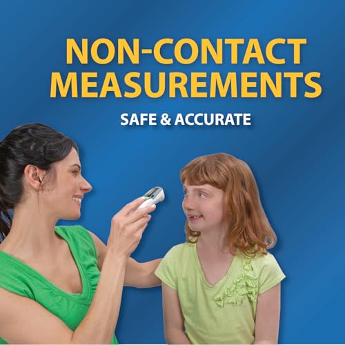 Infrared Thermometer | Forehead Measurements | 1-Second Readout | Hygienic Non-Contact | Whole Family Care | 3-Year Warranty - size: 1 Count (Pack of 1)