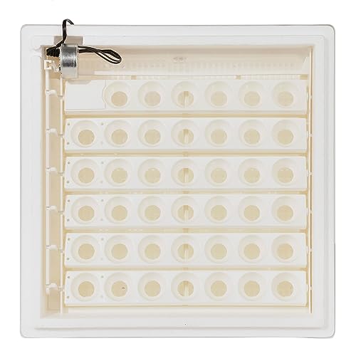 Farm Innovators 4250 Digital Circulated Air Incubator with Egg Turner | 4 dozen egg capacity; auto turner; integrated fan; digital display w/temperature, humidity, days to hatch; large window; 40W