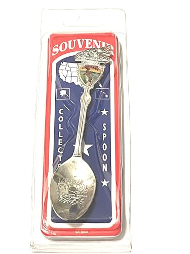 Louisiana Alligator Design Souvenir Collectible Spoon 5 inches Box Pack