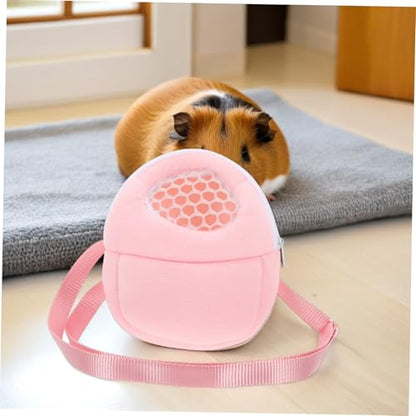 Toddmomy 3pcs Small Pet Carrier Backpack Set – Breathable Portable Hamster Travel Bag with Mesh Window – Lightweight Rabbit, Squirrel, Chinchilla Carrier for Outdoor Use